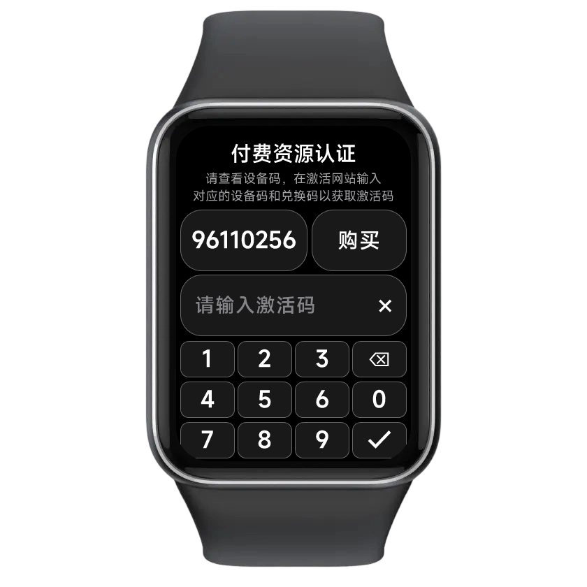 资源认证手表效果